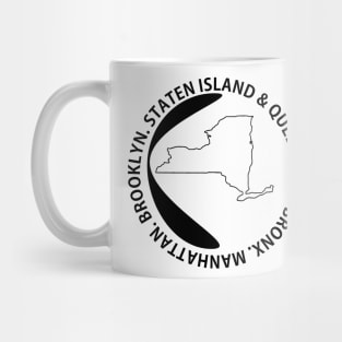 New York - 5 boroughs of New York City Mug